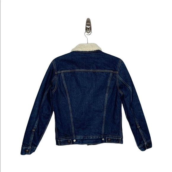 Levi’s | Sherpa Lined Trucker Jacket Men’s XS/Women’s S - Picture 9 of 11
